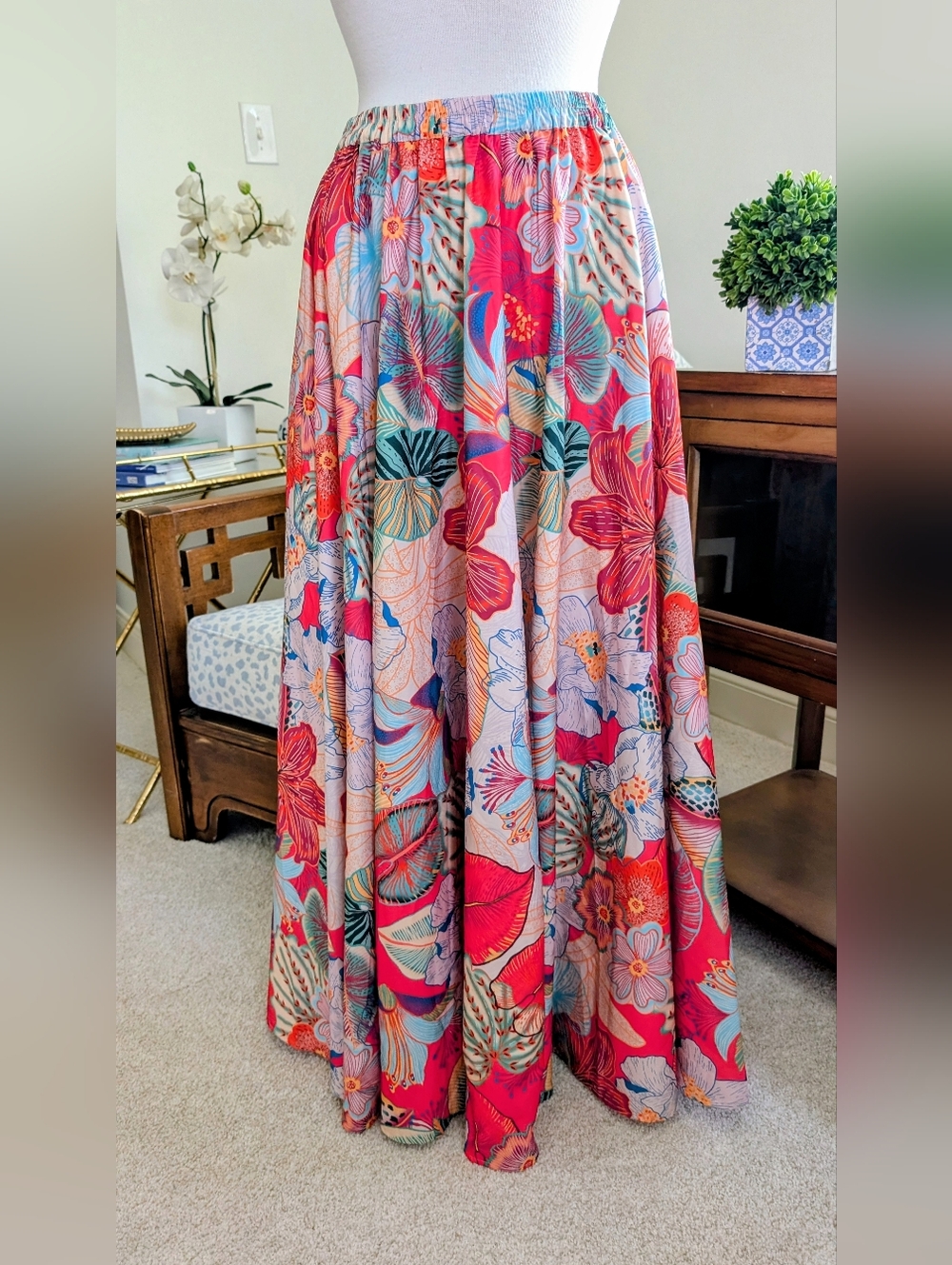 Rachel zoe Floral Maxi Skirt